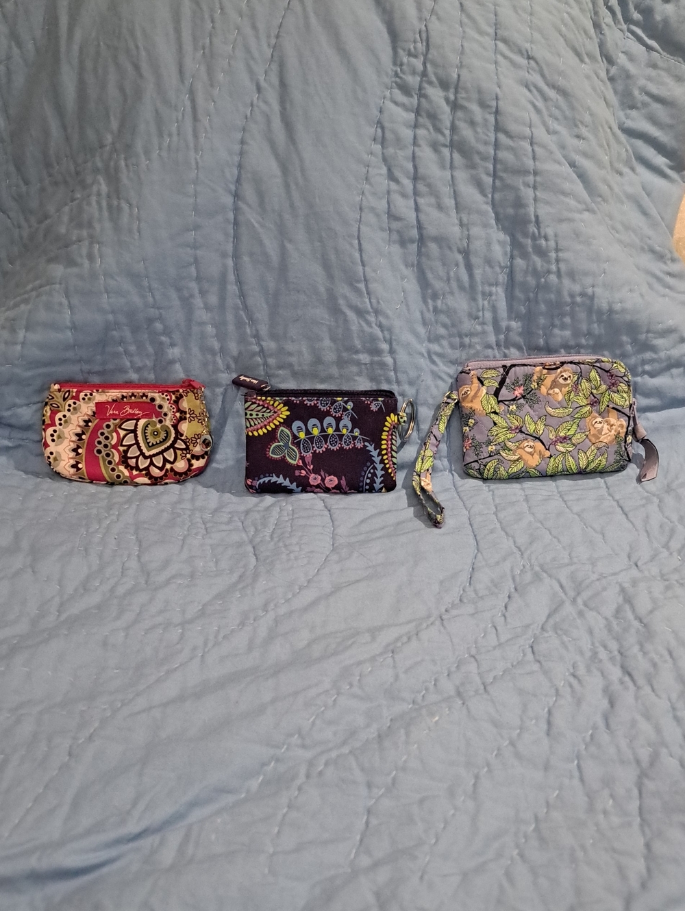 Vera Bradley LOT of Small Zip Pouches